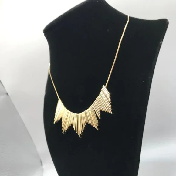 ROCKSBOX "SLATE" Gold-Tone Dangles Necklace - Picture 4 of 9